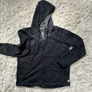 New Vuori Black Hooded Jacket for women size large